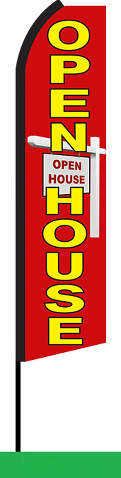Open House Swooper Feather Flag #rq9