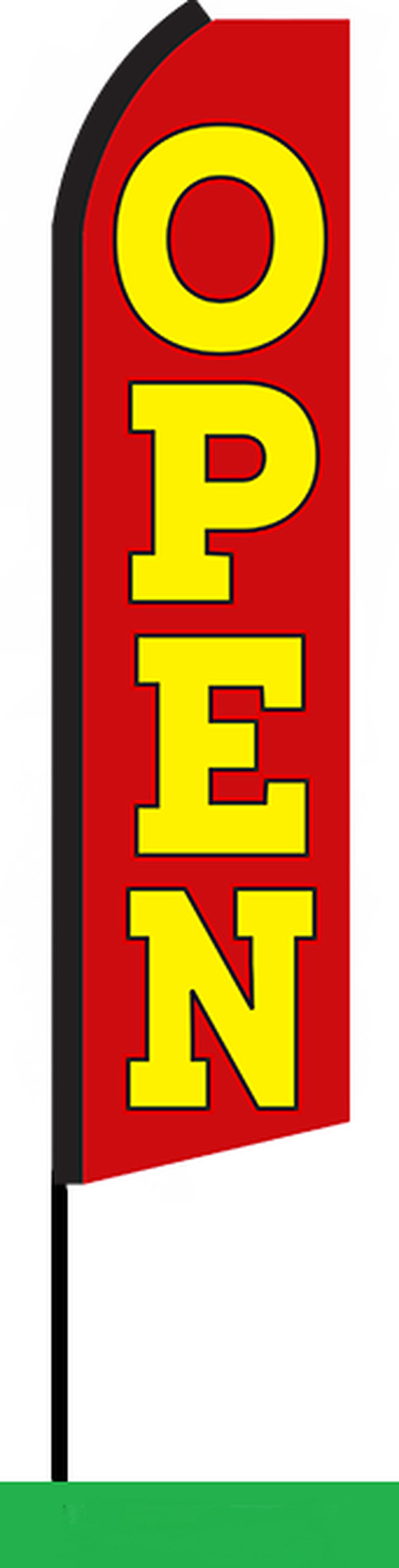 Open Swooper Feather Flag #rq4