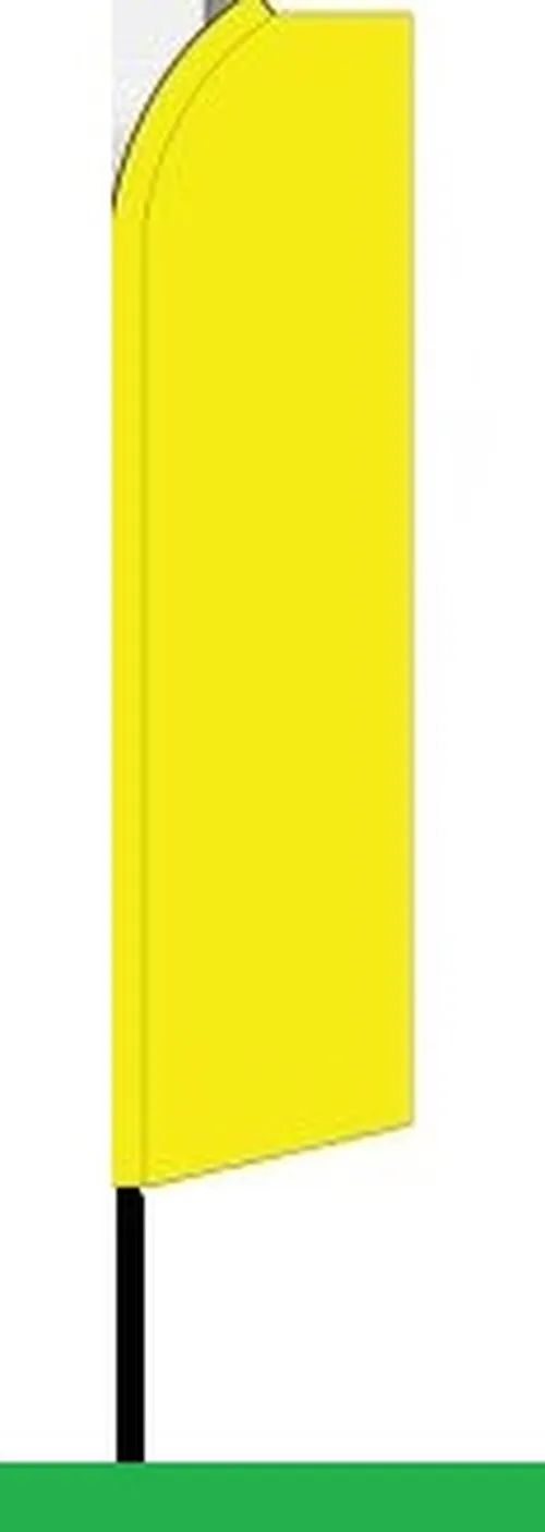 Yellow Swooper Feather Flag #rx2