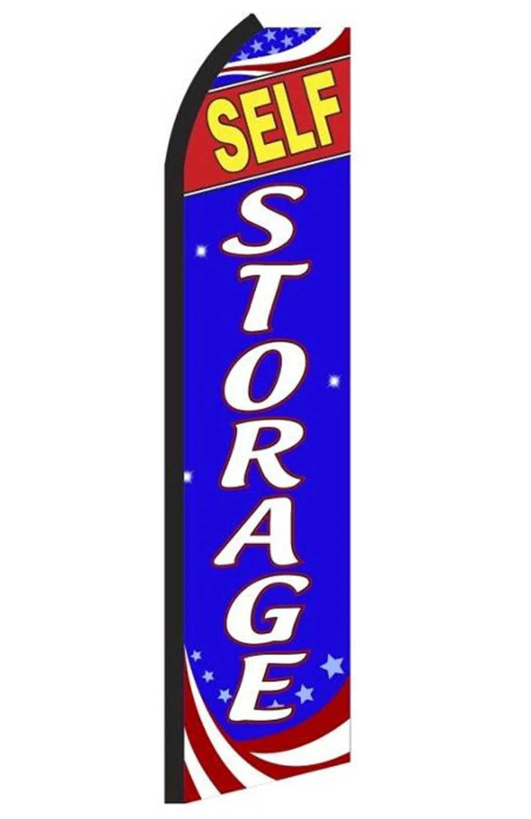 Self Storage Swooper Feather Flag Blue #ru8