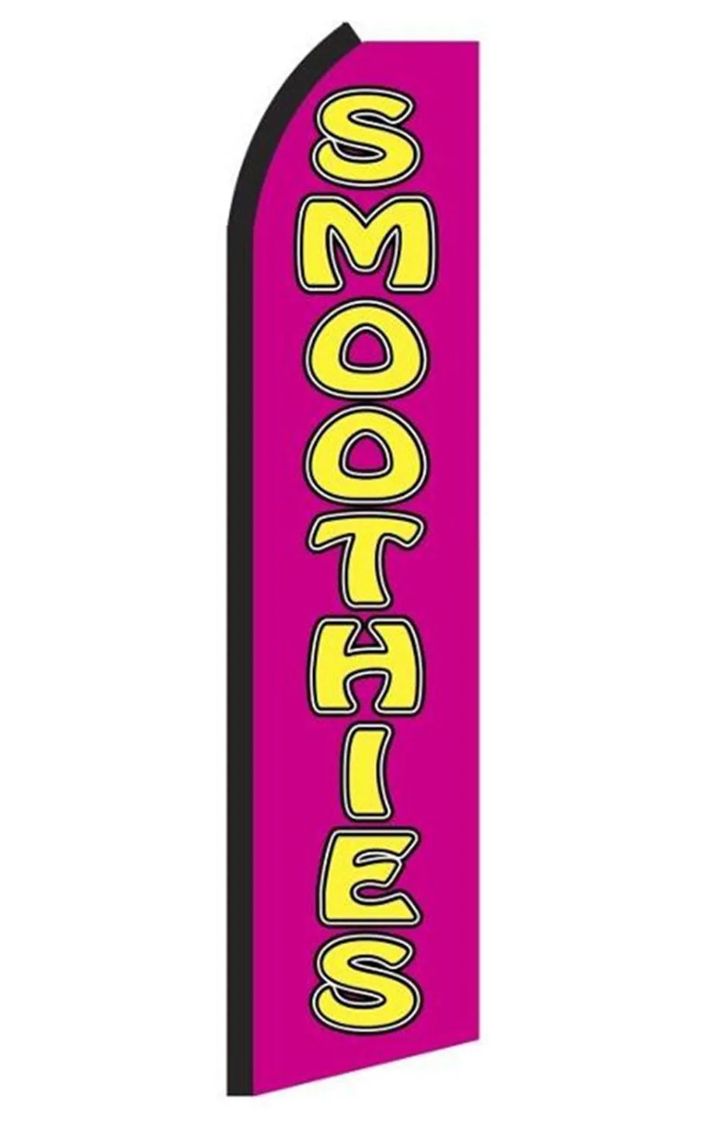 Smoothies swooper feather flag, design RV6