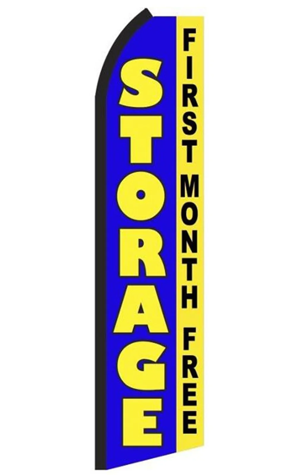 Storage 1st Month Free Swooper Feather Flag #sf6