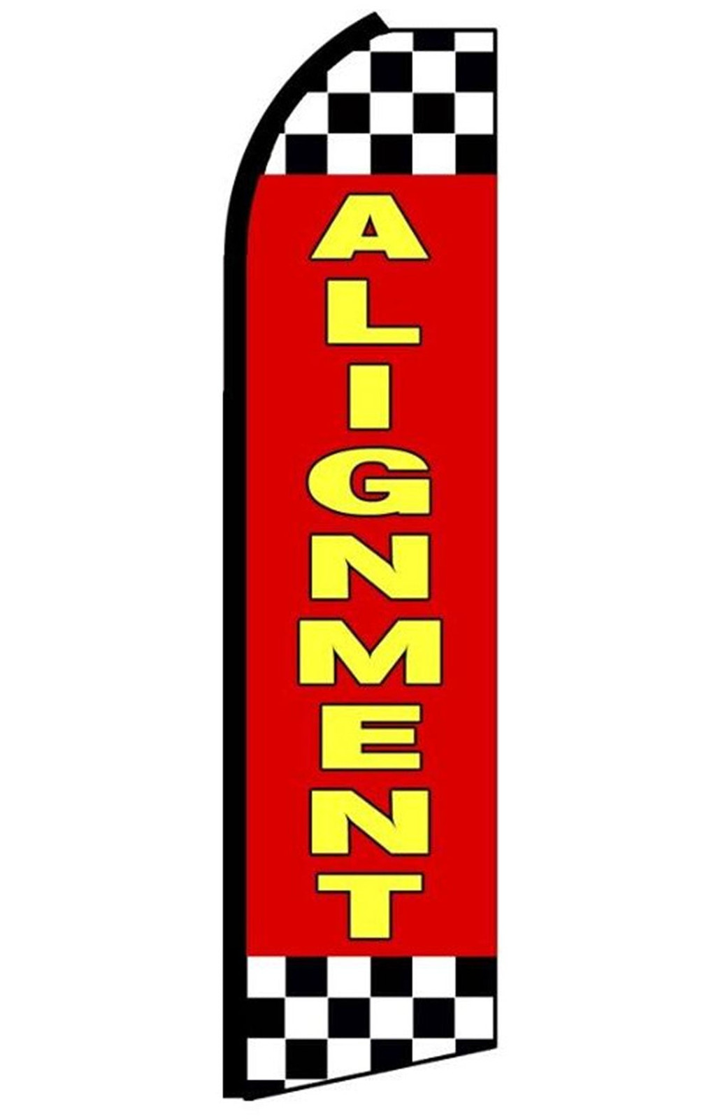 Alignments vertical swooper feather flag, RA8
