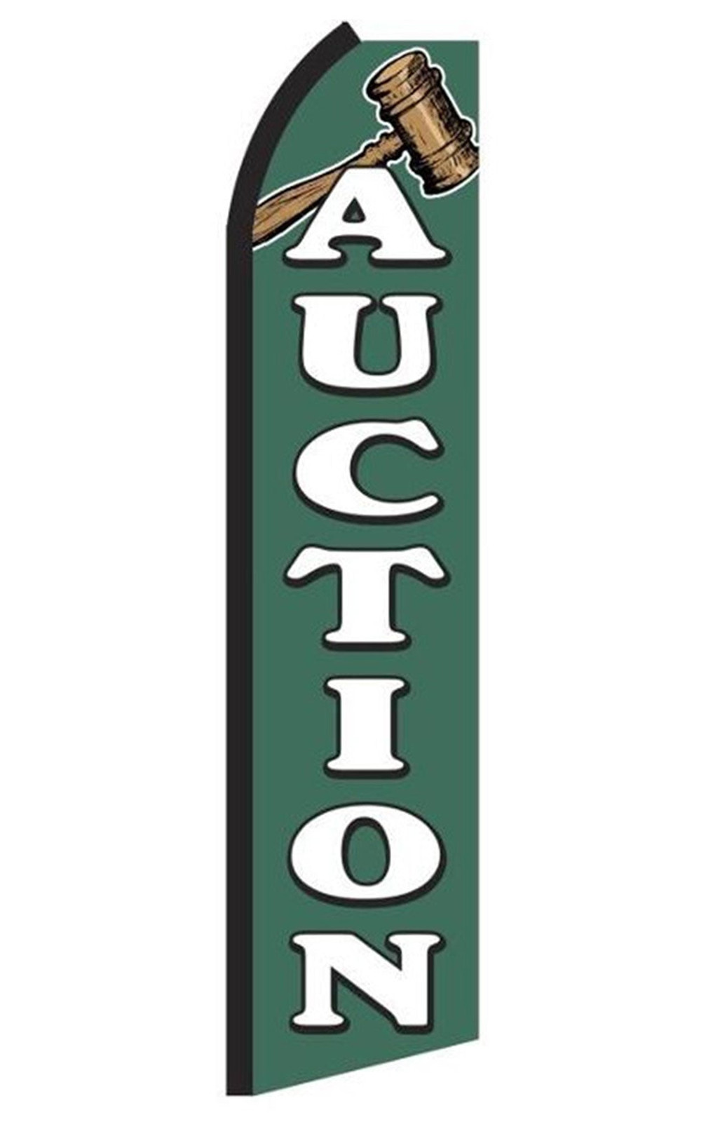 Auction swooper feather flag, design RB3
