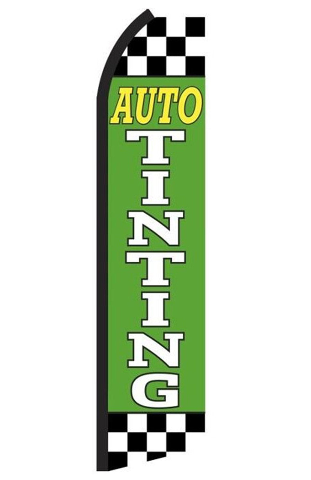 Auto Tinting vertical swooper feather flag, RC0