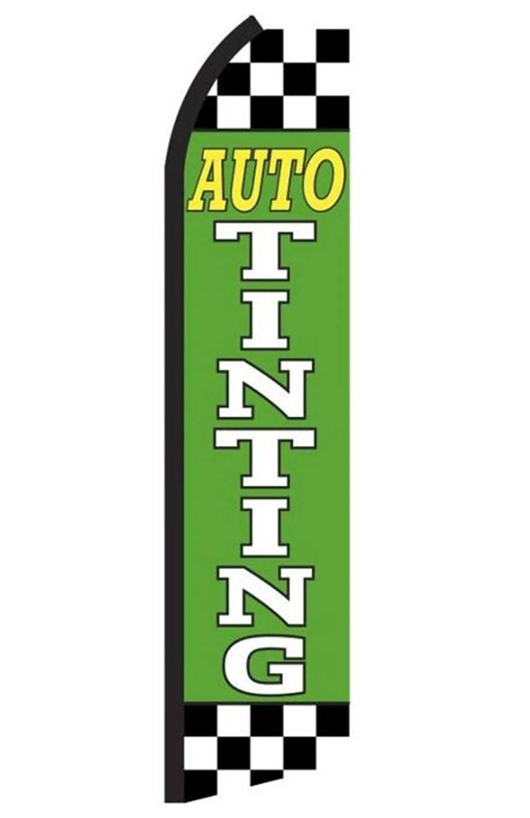 Auto Tinting vertical swooper feather flag, RC0