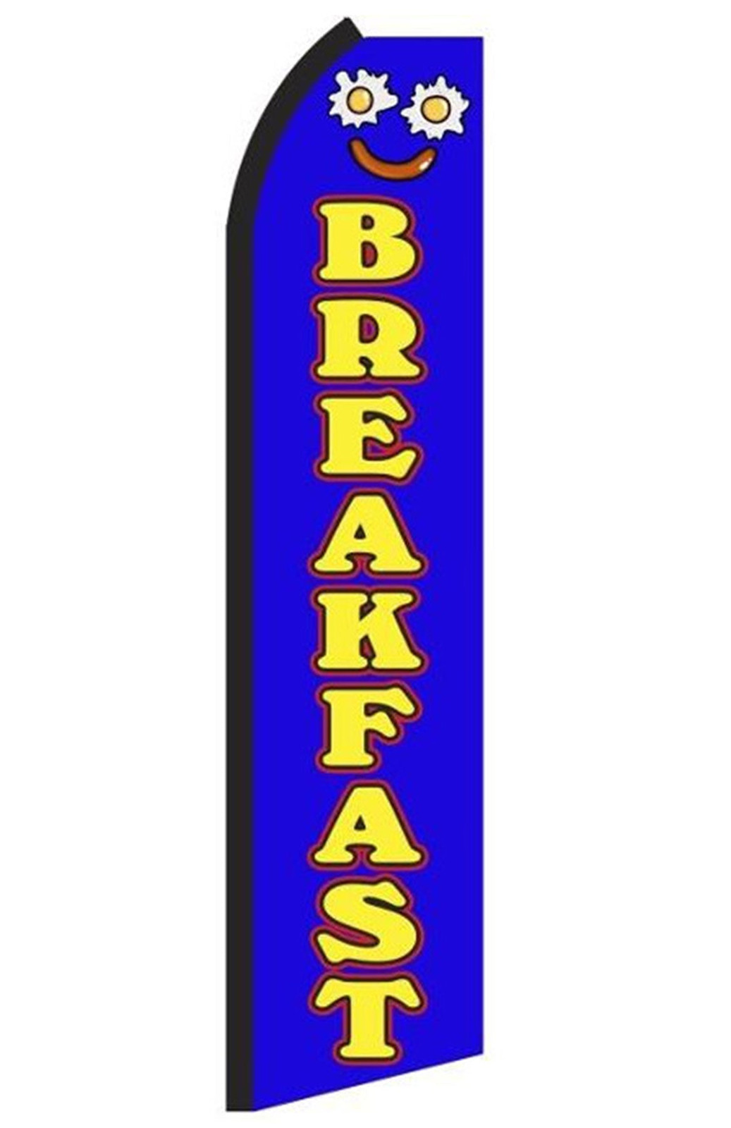 Breakfast swooper feather flag, design RE0