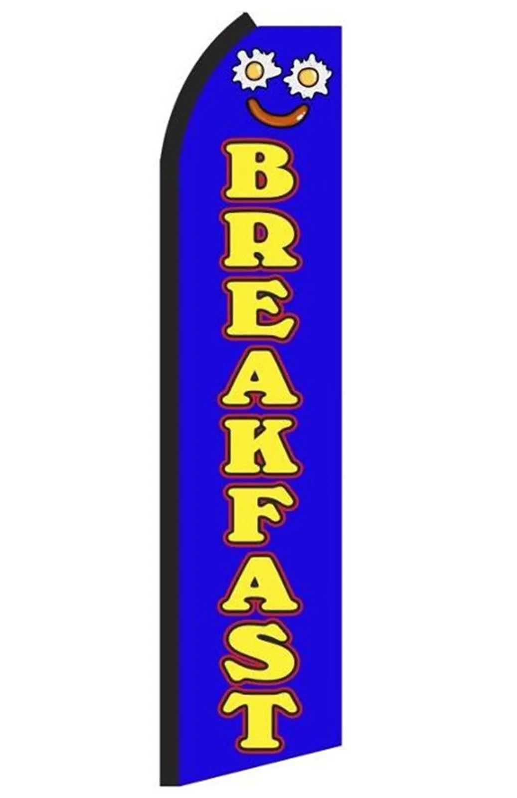Breakfast swooper feather flag, design RE0