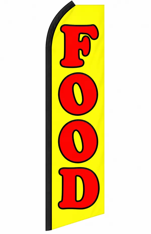 Food swooper feather flag, design RL2