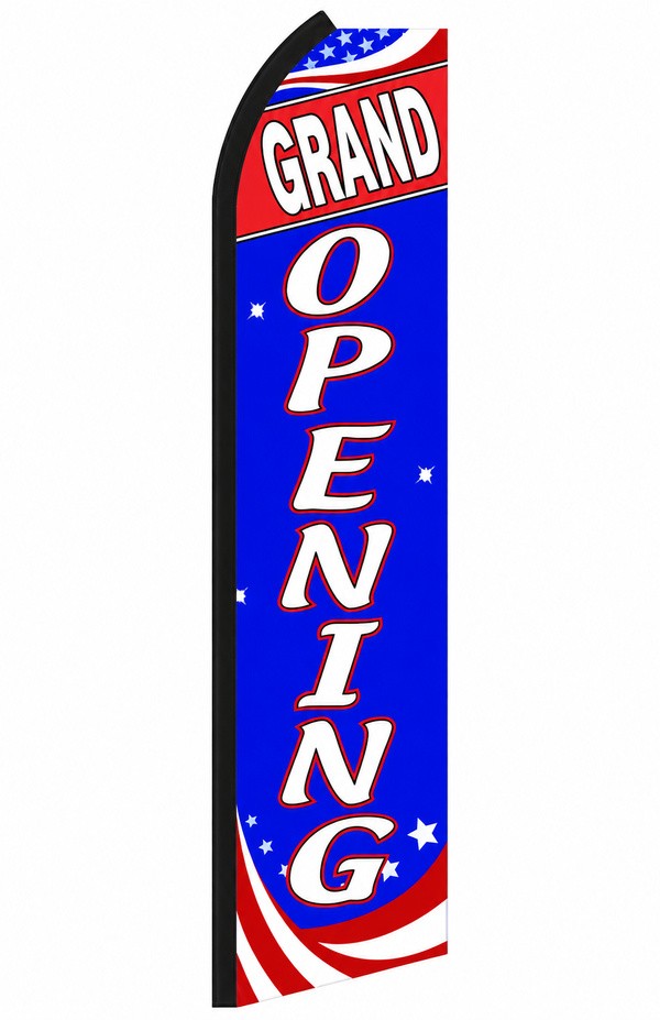 Grand Opening swooper feather flag, design SL3
