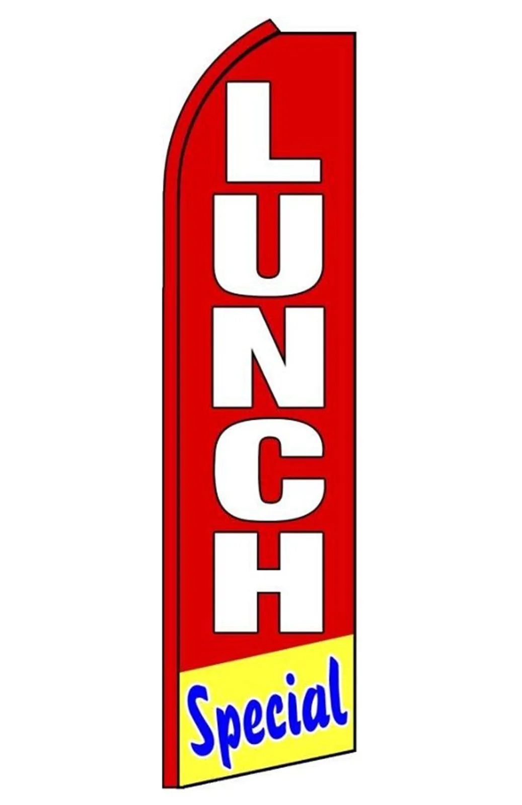 Lunch Special swooper feather flag, design SD3