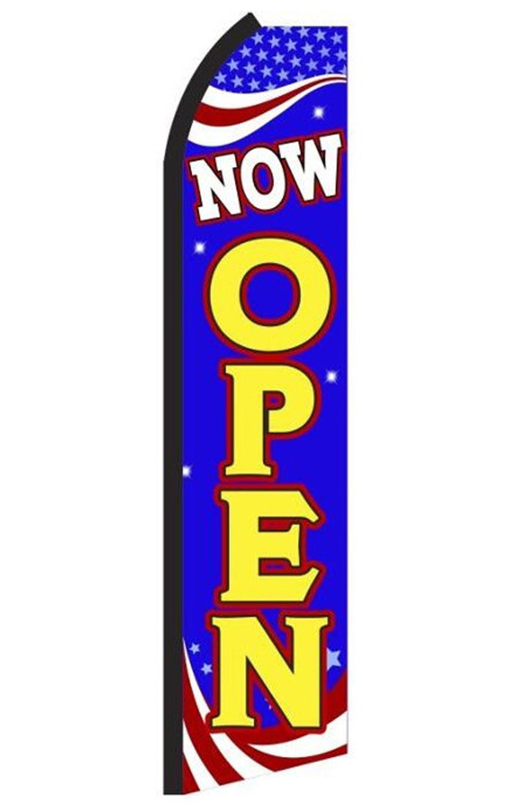 Now Open Swooper Feather Flag #rq0