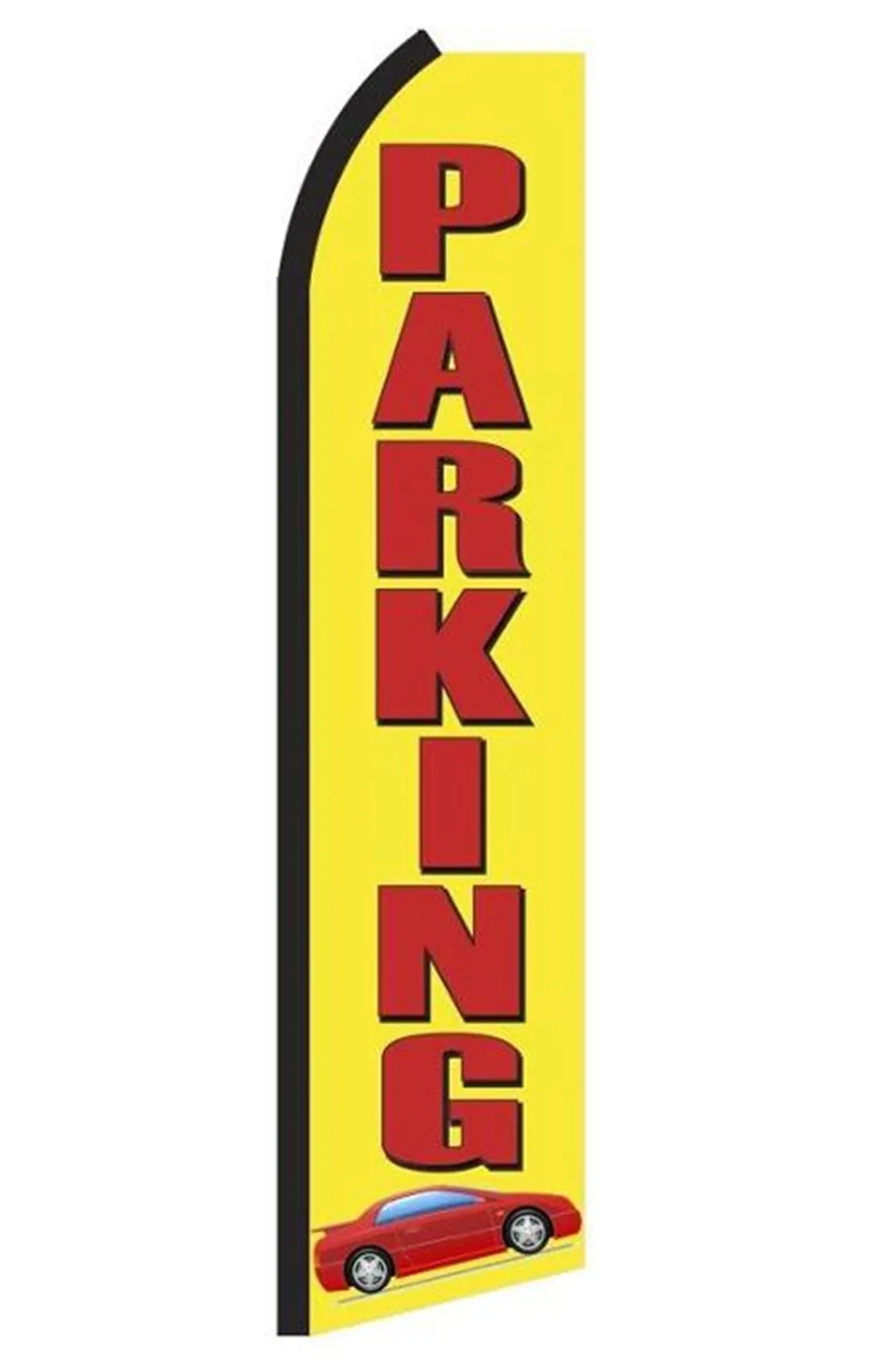 Parking swooper feather flag, design RR4