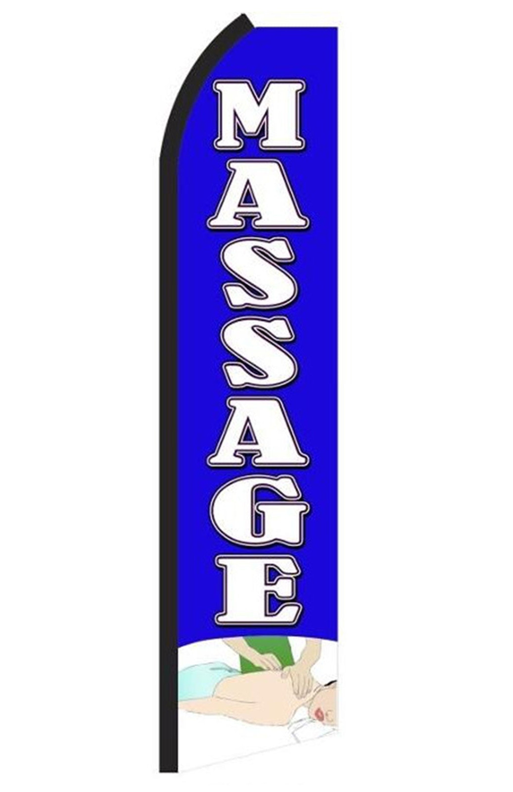 Massage swooper feather flag, design SF8