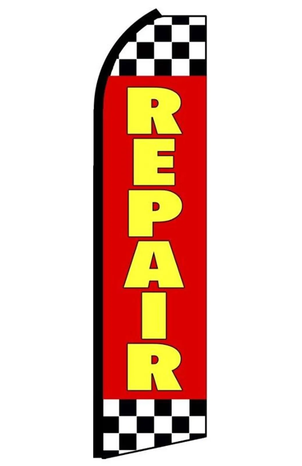 Repair vertical swooper feather flag, RT5
