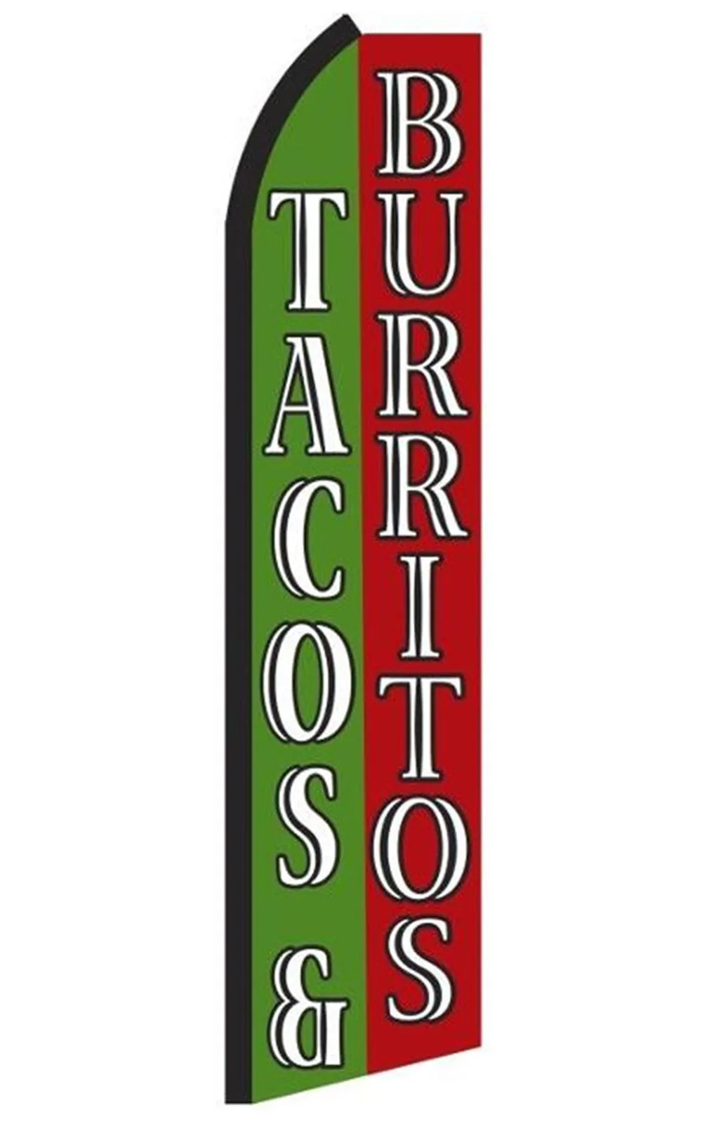 Tacos Burritos Swooper Feather Flag #ry4