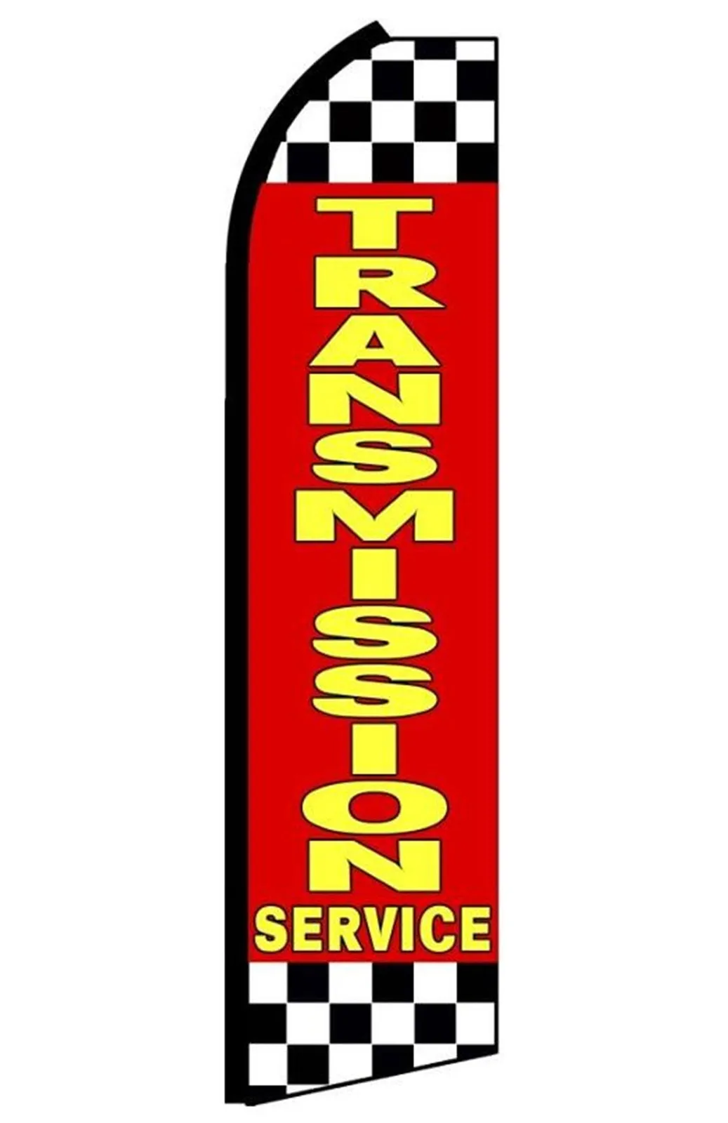 Transmission Service vertical swooper feather flag, RZ5