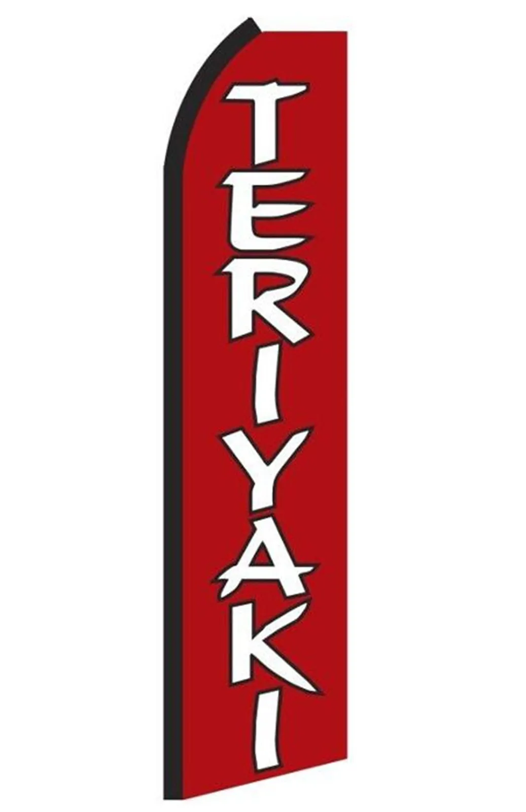 Teriyaki swooper feather flag, design SC5