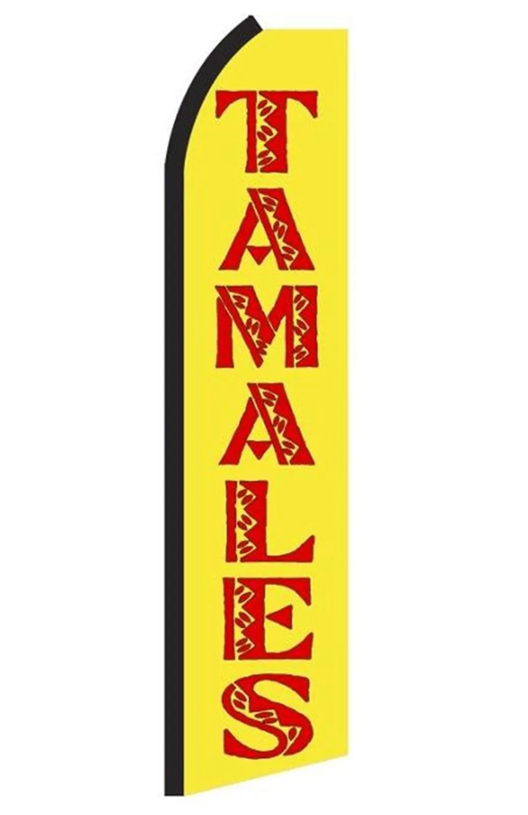 Tamales swooper feather flag, design SC7