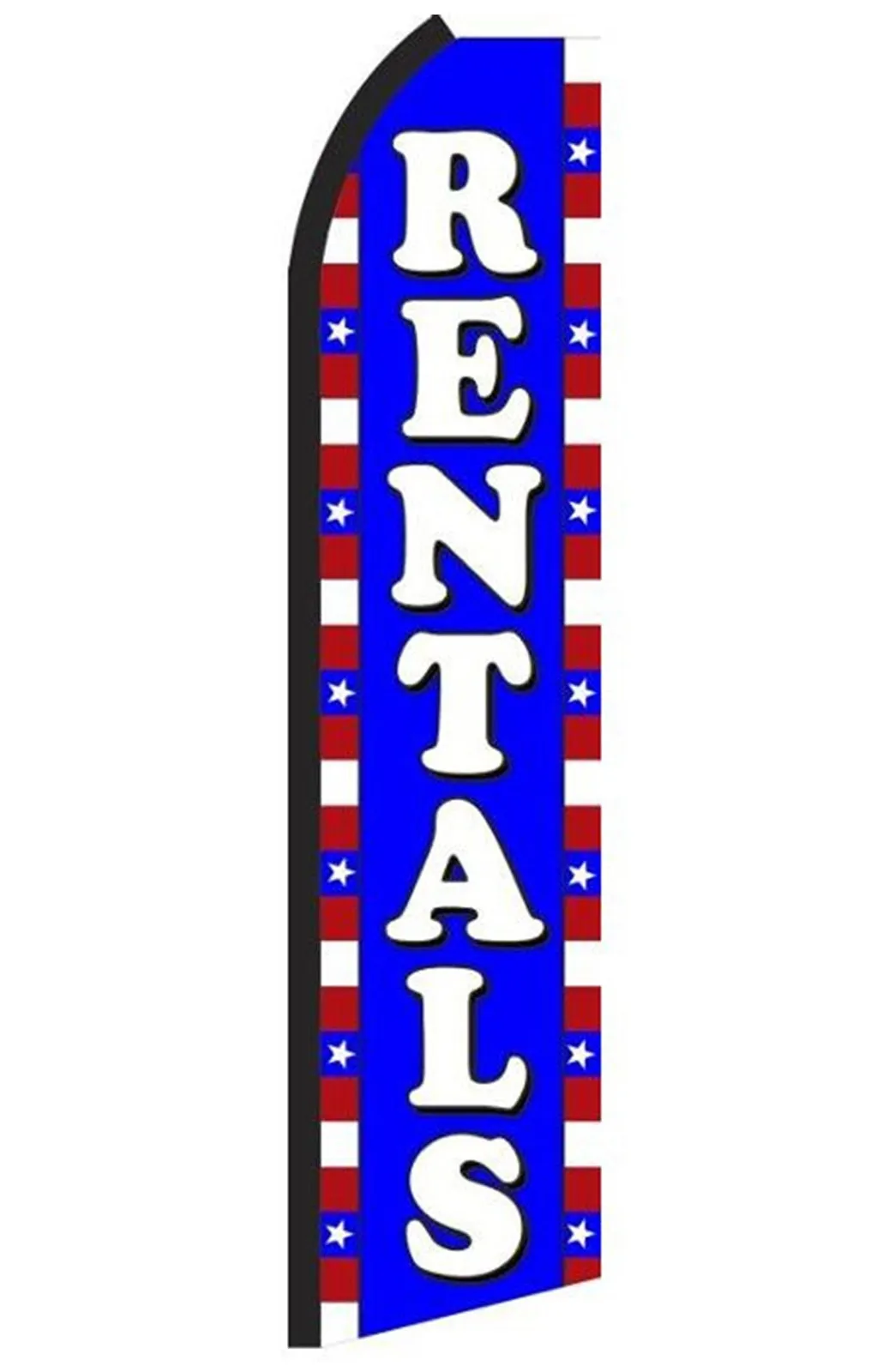 Rentals vertical swooper feather flag, SJ7
