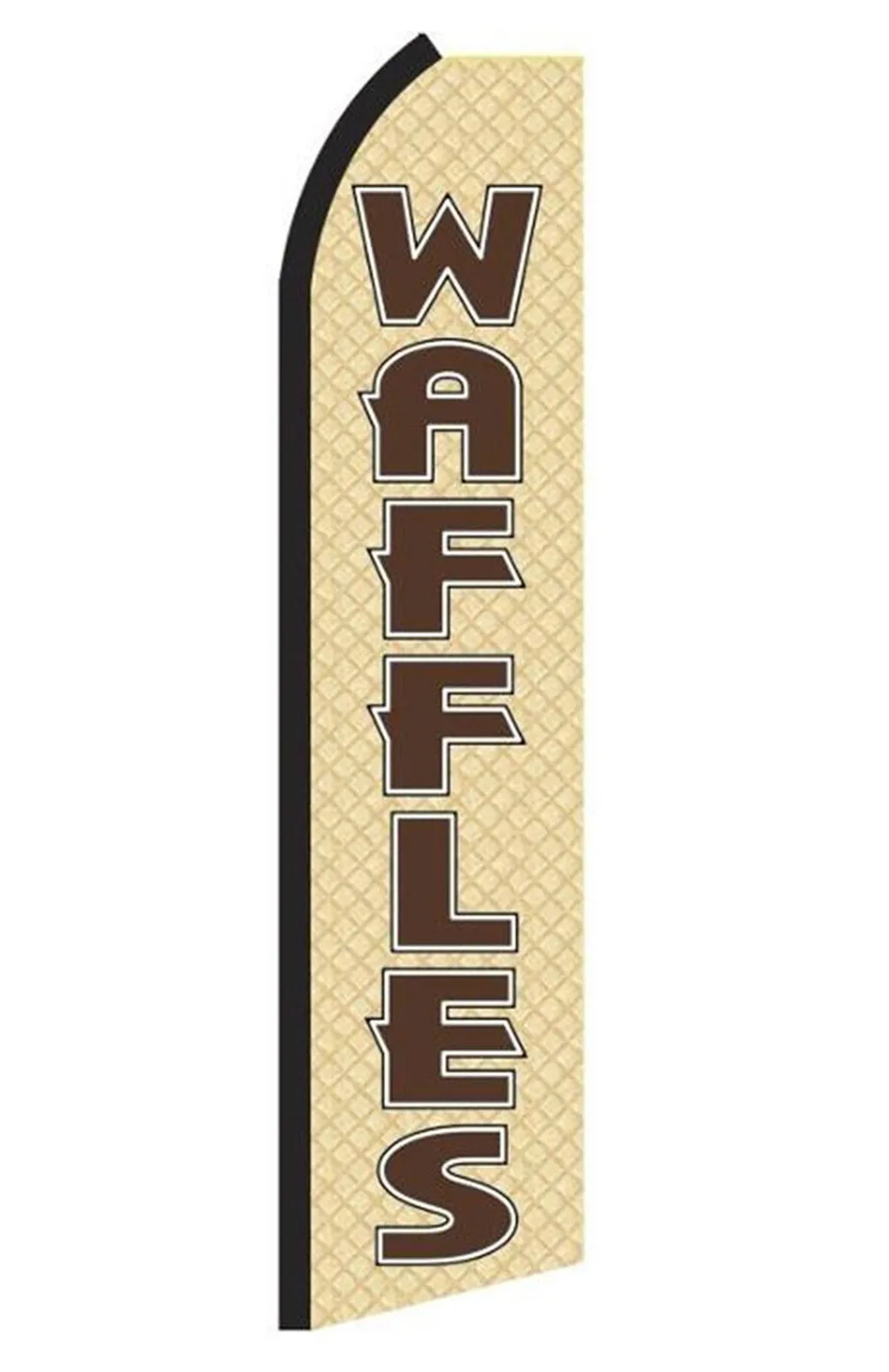 Waffles swooper feather flag, design SH9