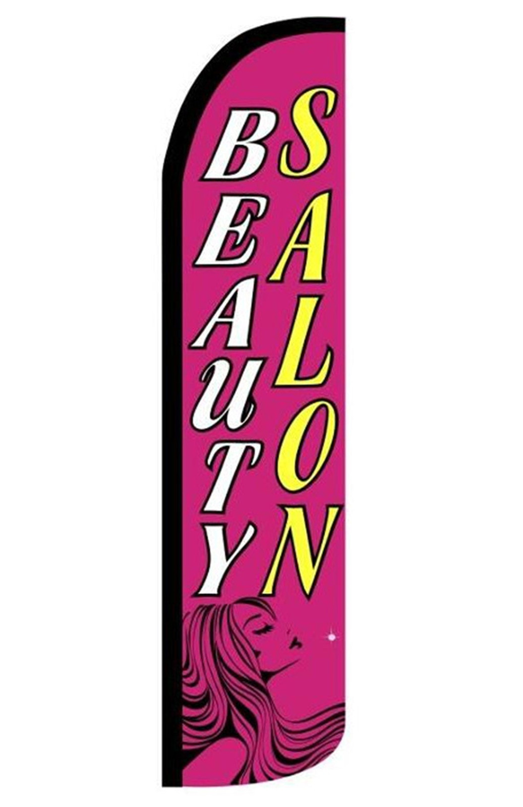 beauty salon windless feather flag #ak005