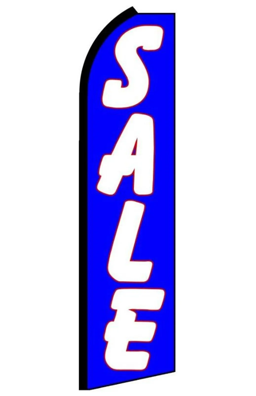Sale - Blue vertical swooper feather flag, EZ831