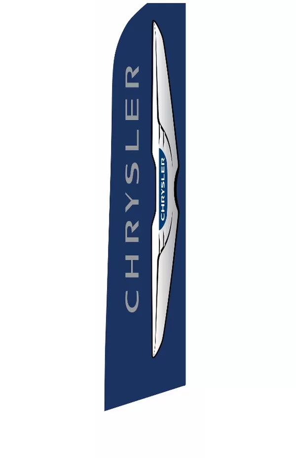 Chrysler vertical swooper feather flag, EZ831