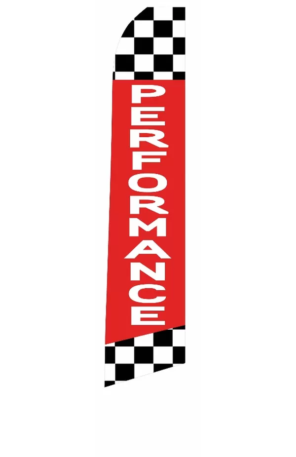 Performance vertical swooper feather flag, EZ831