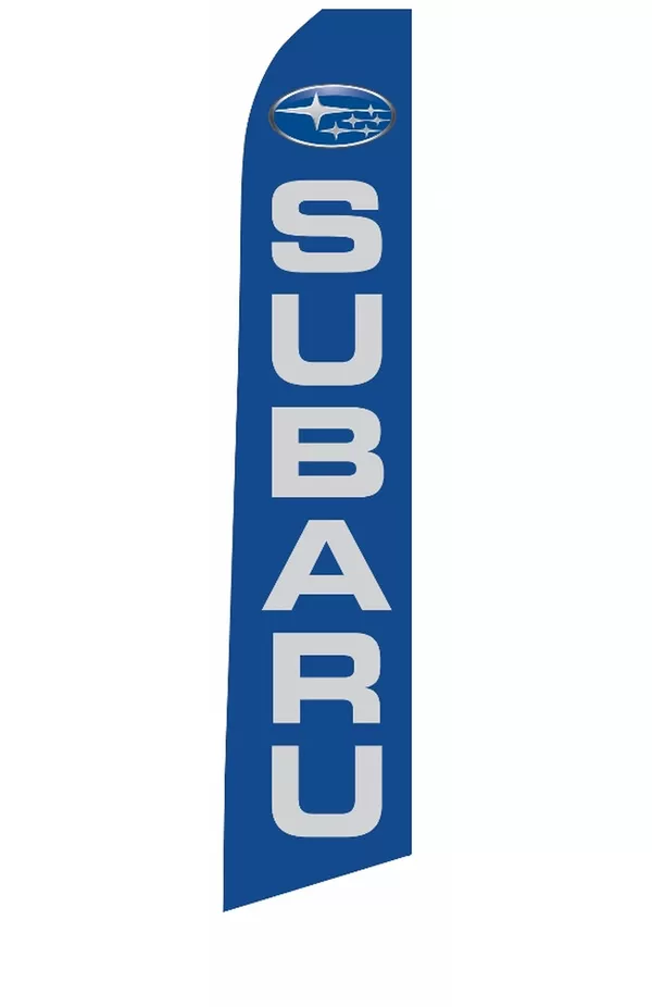 Subaru vertical swooper feather flag, EZ831