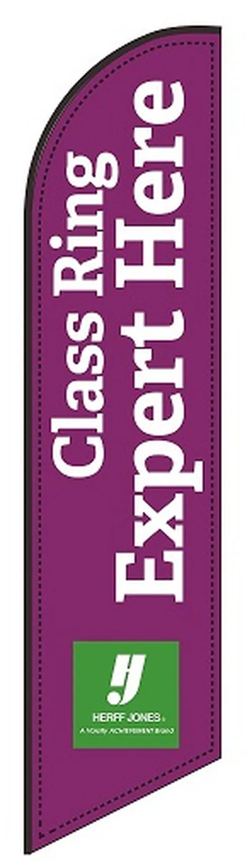 class ring expert here feather flag kit 2-sided