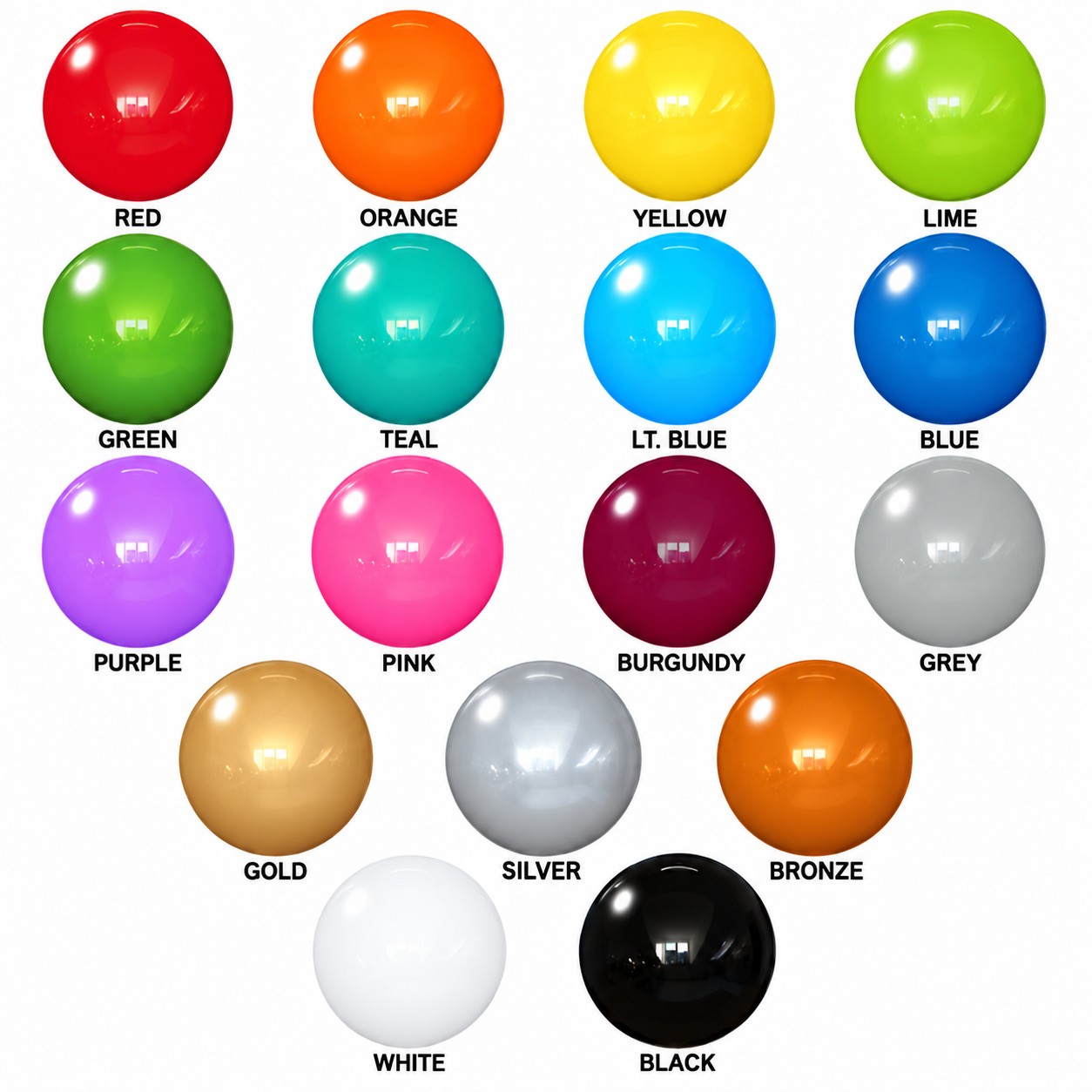 DuraBalloon solid color guide