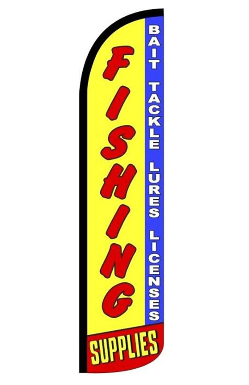 Fishing Supplies Bait & Tackle windless feather flag, design SF-JN2