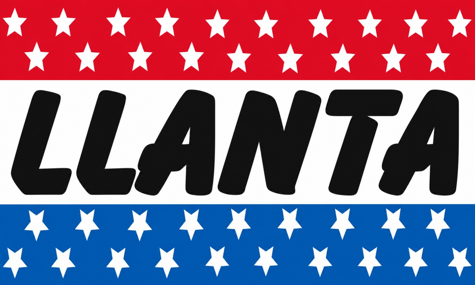 Rectangular 3x5 Llanta flag, style 324R, with two hanging grommets