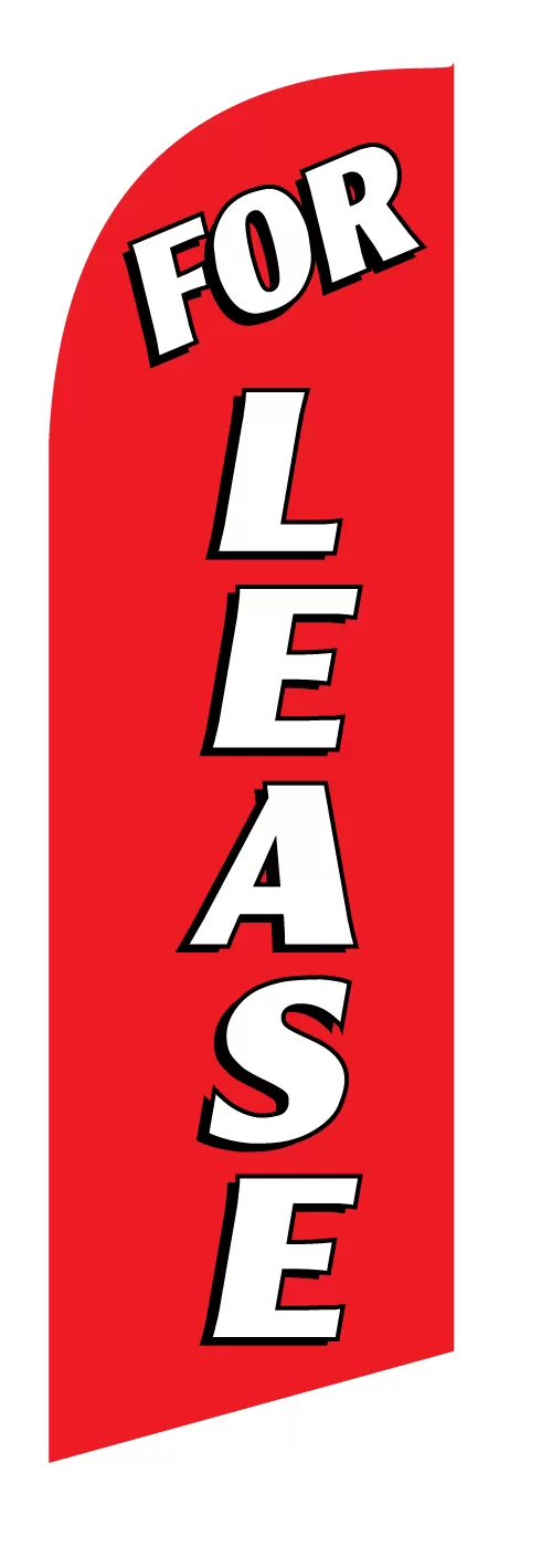 for lease flag Kit Includes Flag, Flagpole, & Ground-spike red #sre-9019