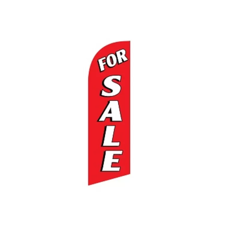 For Sale Flag Kit Includes Flag, Flagpole, & Ground-spike red #sre-9025