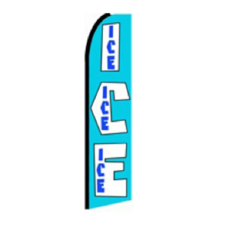 Ice swooper feather flag, design SF-ICE