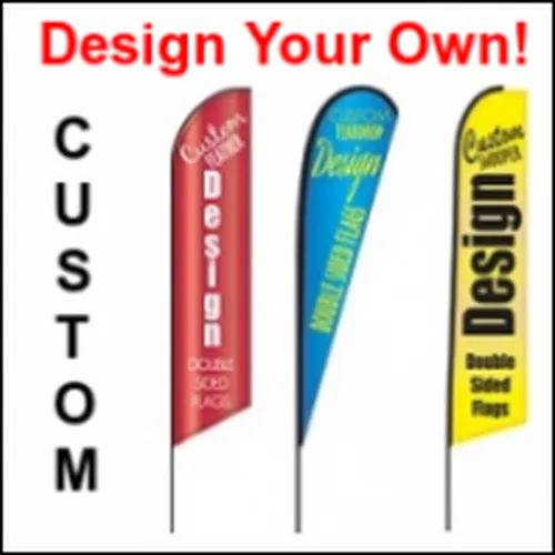 custom teardrop flags
