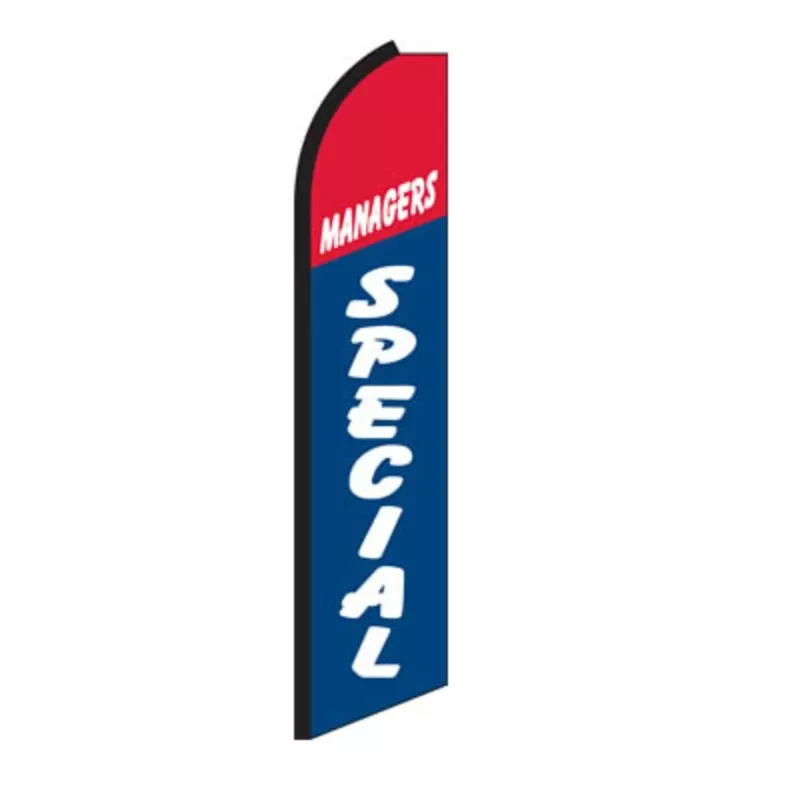 Managers Special Swooper Feather Flag