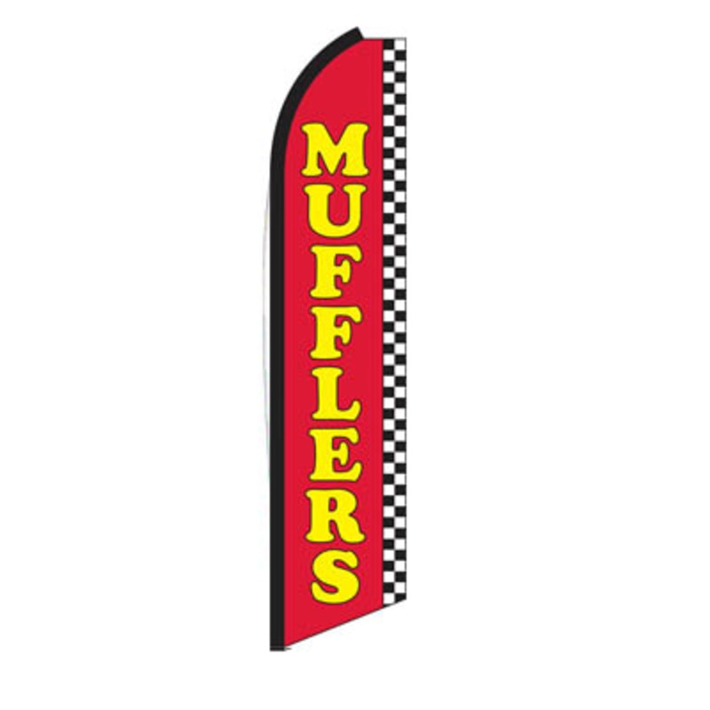 Mufflers Swooper Feather Flag