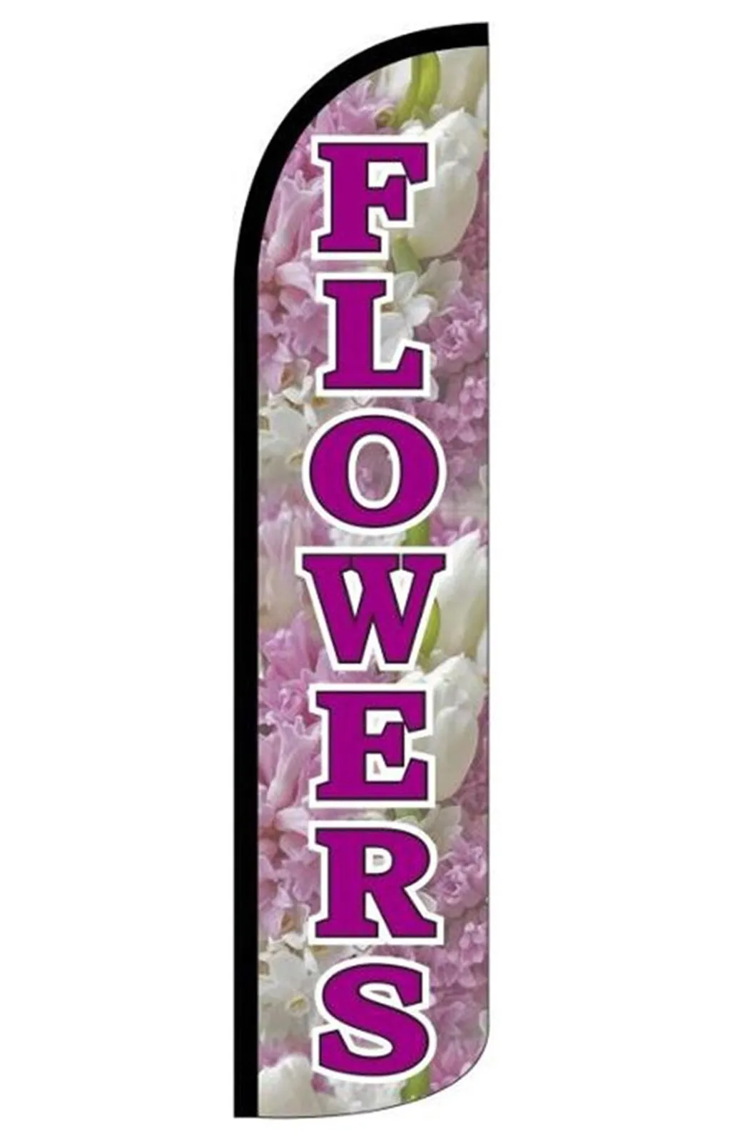 flowers windless feather flag ja4