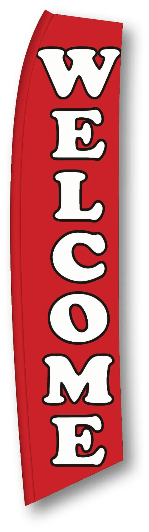 Welcome Swooper Feather Flag Sw-rwel