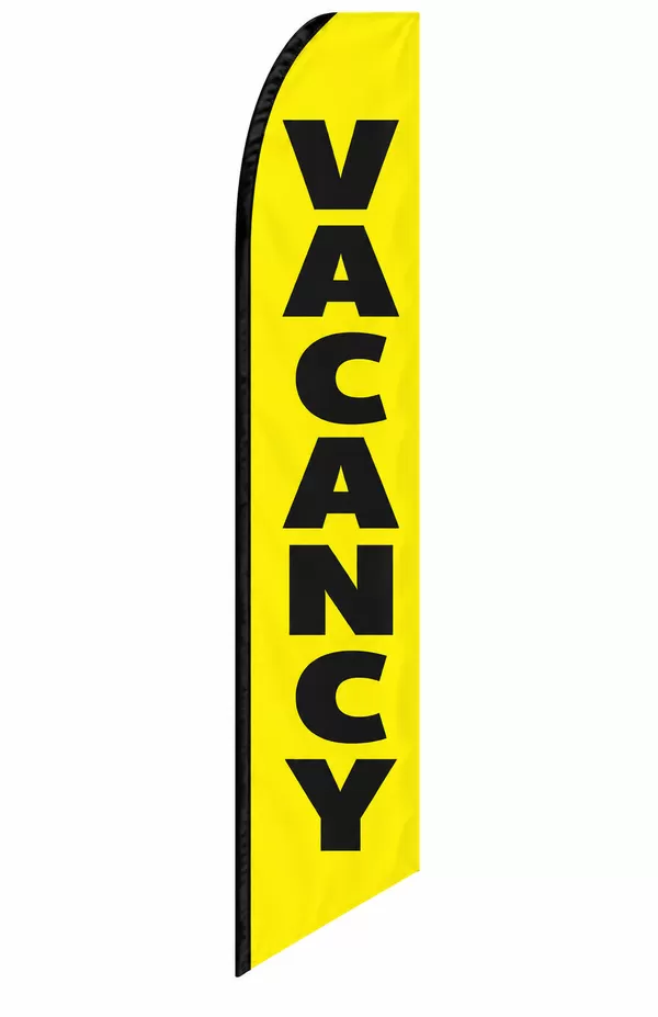 Vacancy swooper feather flag, design NSF-2244