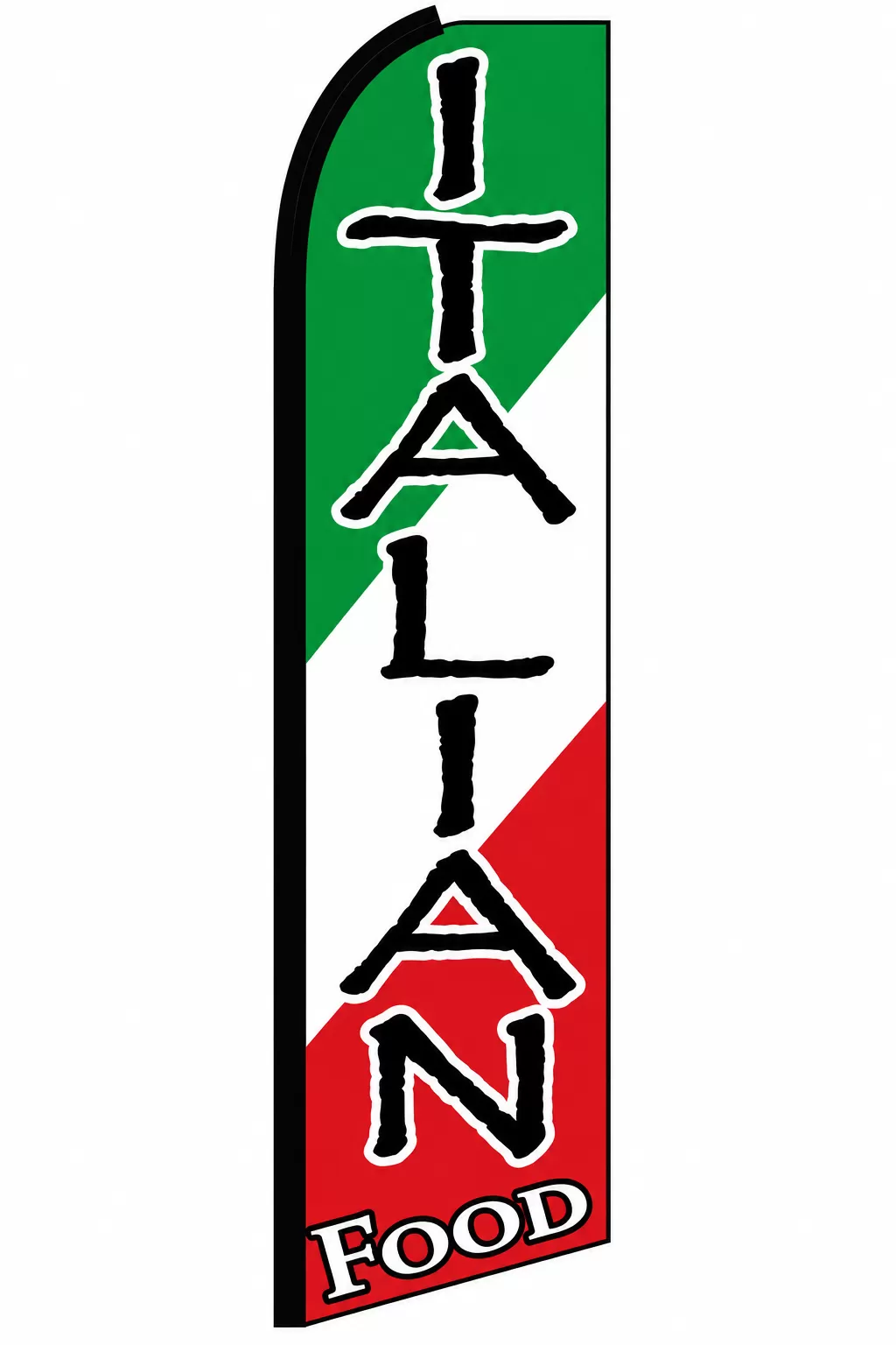 Italian Food swooper feather flag, design FD-0385