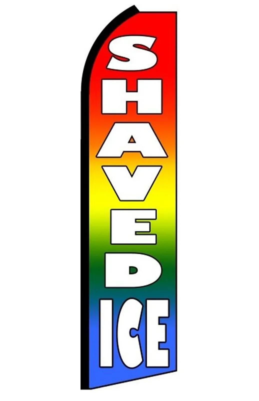 Shaved Ice swooper feather flag, design SF-K199