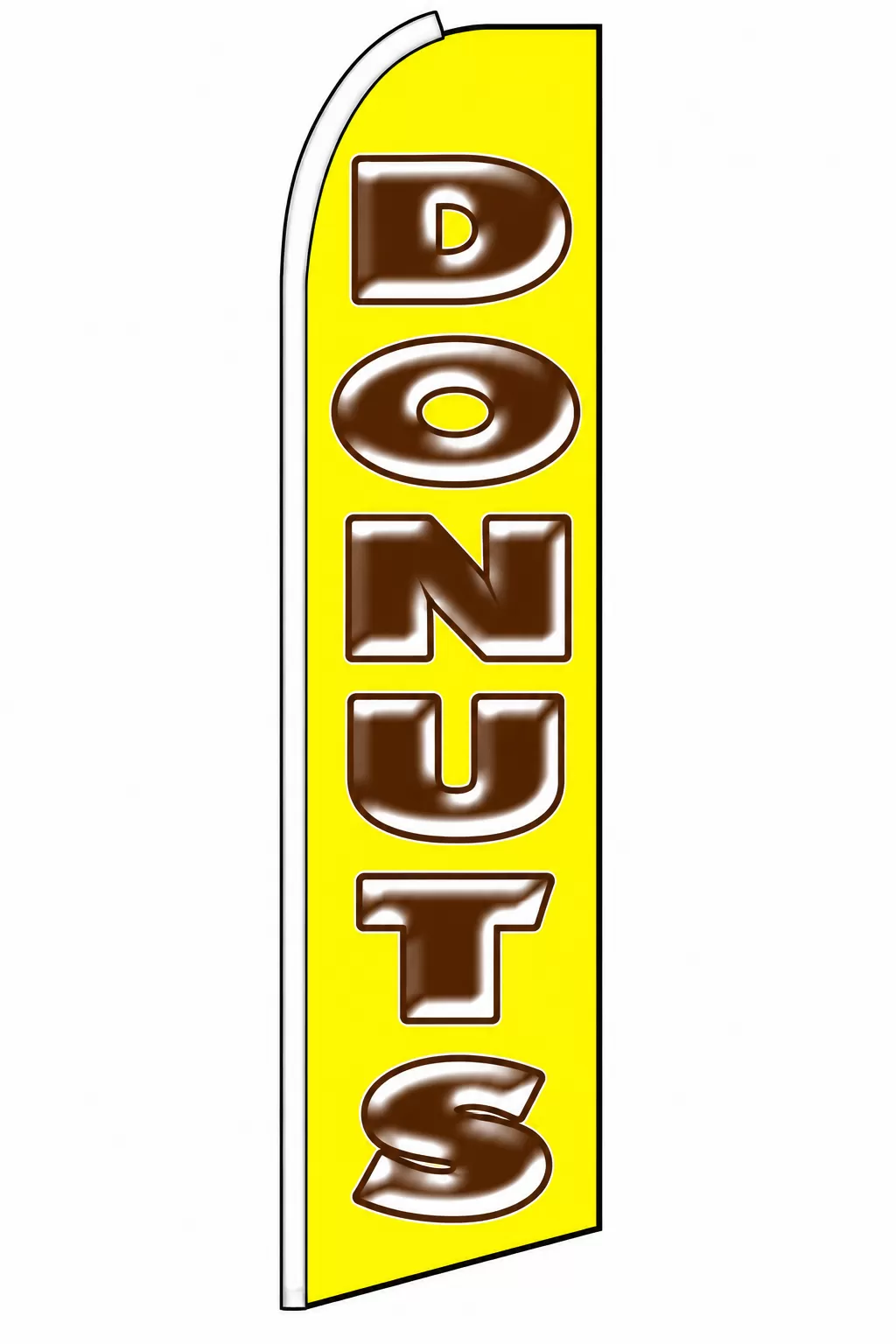 Donuts swooper feather flag, design SF-FD-0353
