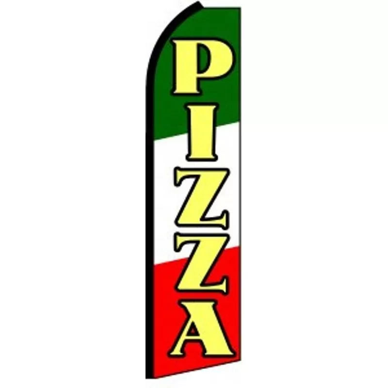 Pizza swooper feather flag, design SF-K186