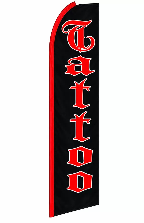 Tattoo swooper feather flag, design SF-K370