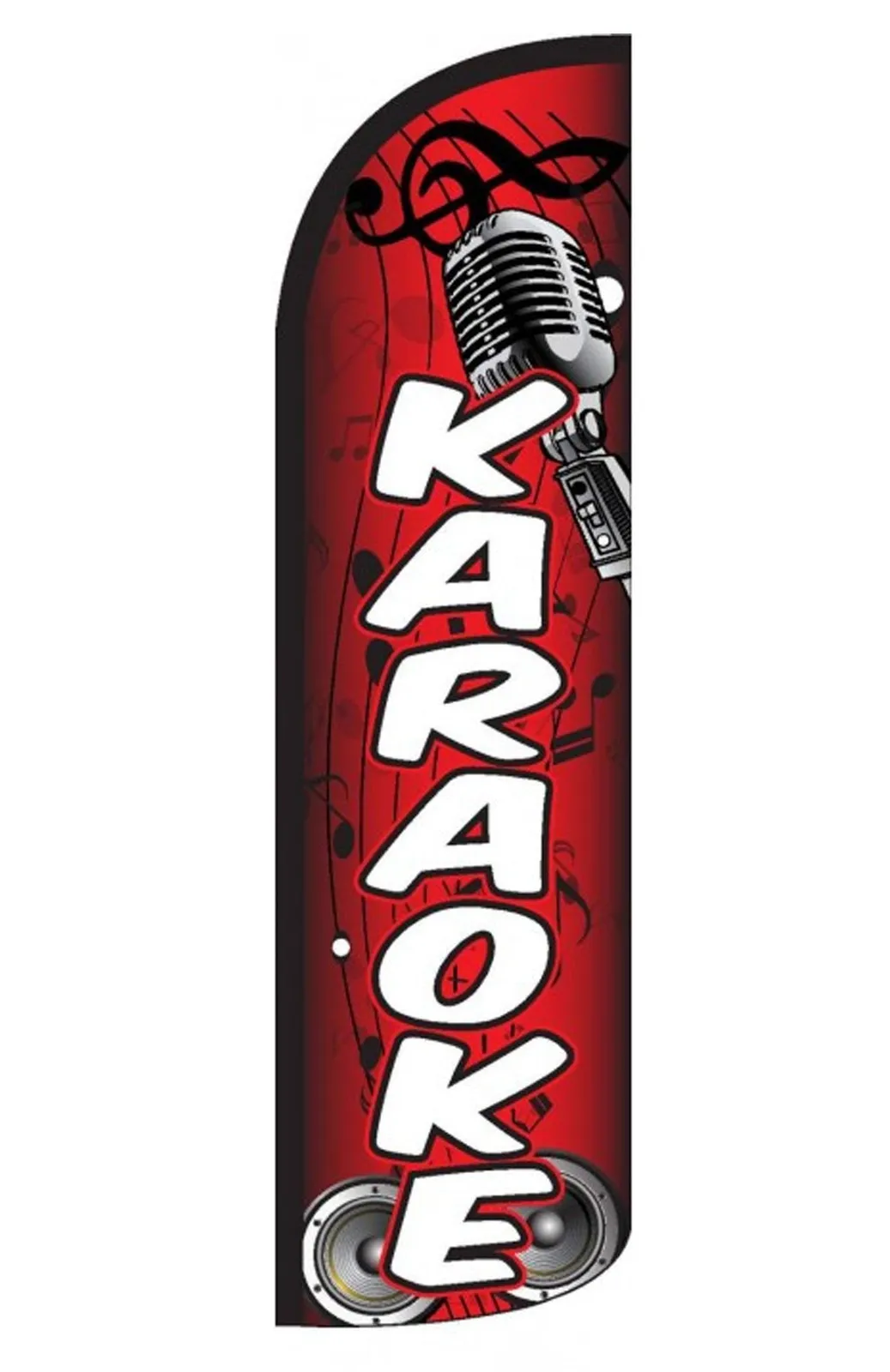 Karaoke windless feather flag, design SF-Y43
