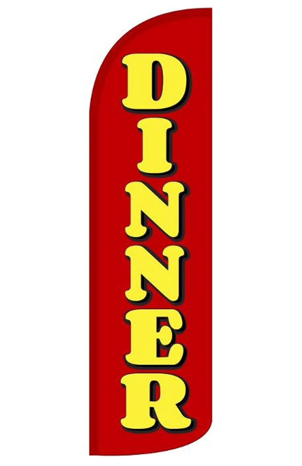 Dinner swooper feather flag, design SF-A82